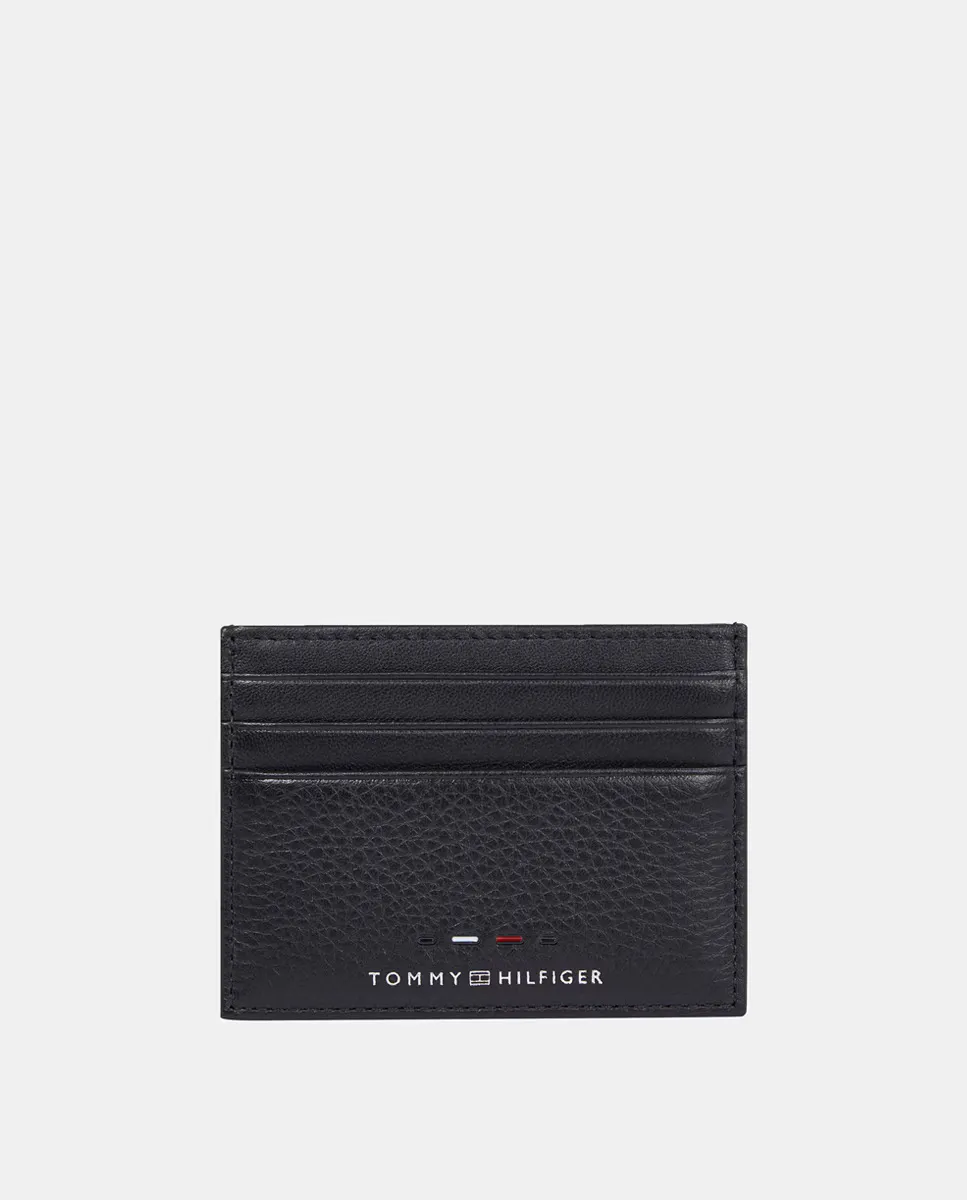 

Мужская черная визитница Tommy Hilfiger, черный