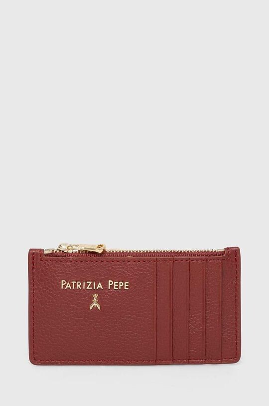 

Кожаный кошелек Patrizia Pepe, бордовый
