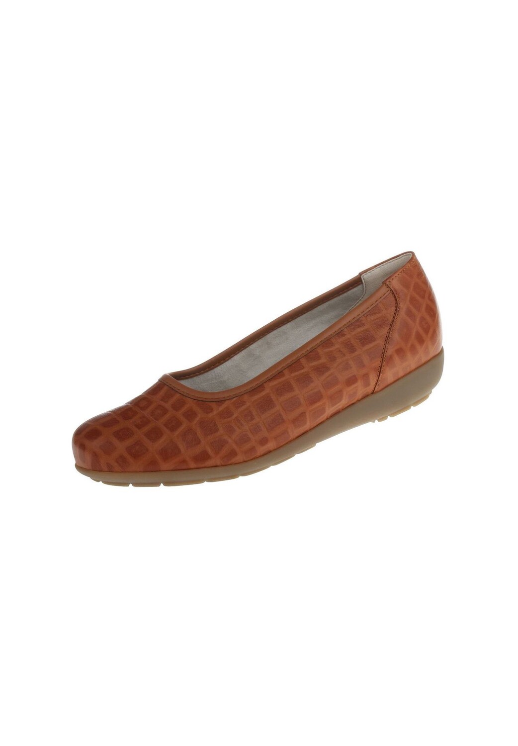 Балерина Catharina со стелькой Memolatex Natural Feet, коричневый