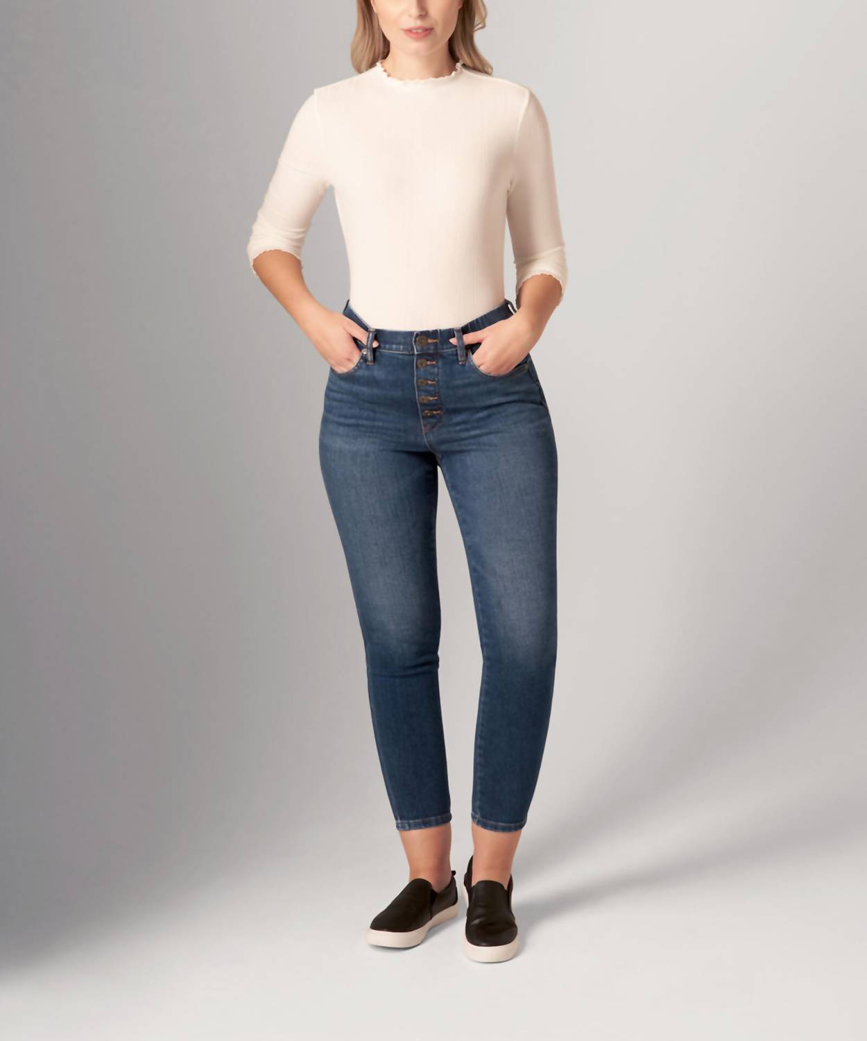 

Узкие джинсы Valentina в цвете Tribeca Blue JAG
