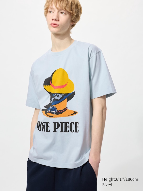 

Футболка с графическим принтом из архива ut Uniqlo, синий