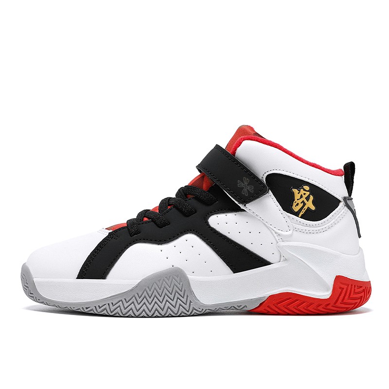 

Противоскользящие износостойкие детские баскетбольные кроссовки для детей YUZHAOLIN, белый/черный