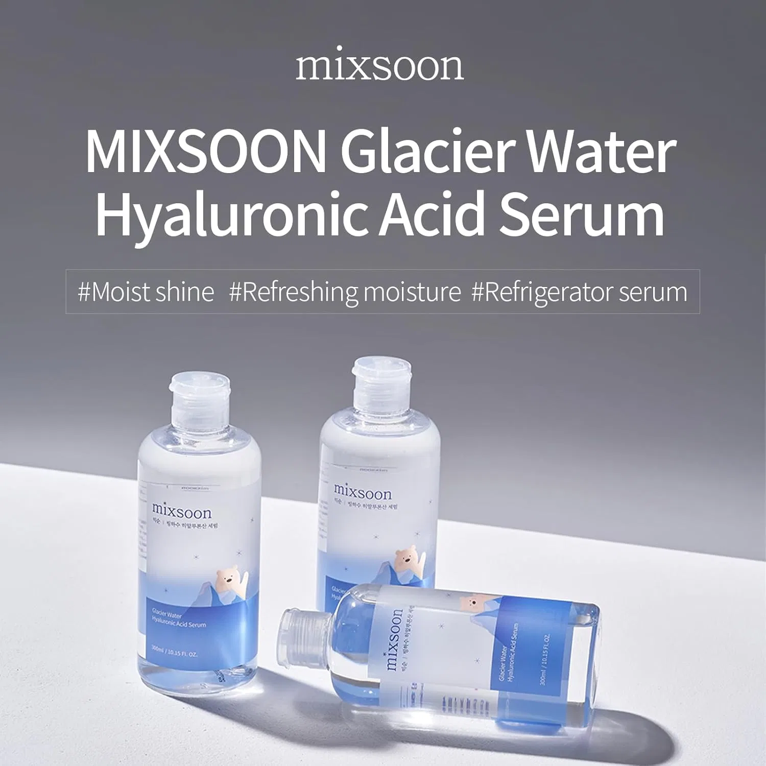 Эссенция Mixsoon — Для лица Glacier Water с гиалуроновой кислотой, 30 мл — фото 2