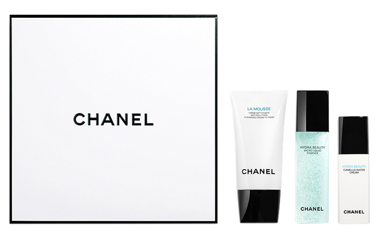 Набор косметики CHANEL: очищающий крем La Mousse + эссенция Hydra Beauty + крем‑флюид Hydra Beauty — фото 2