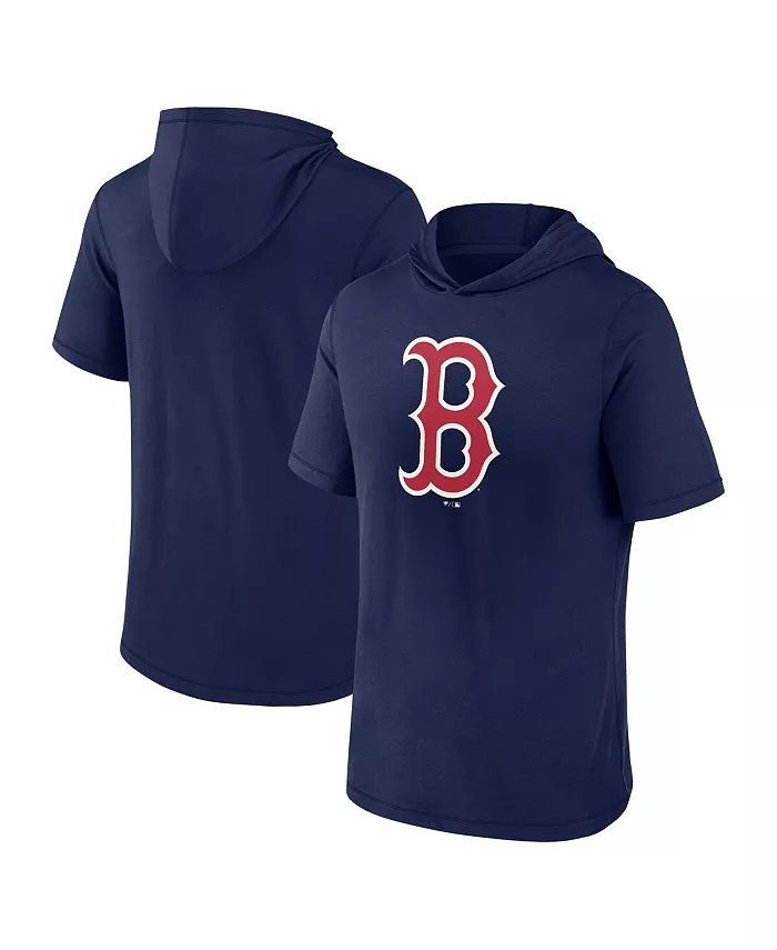 

Мужская синяя толстовка с коротким рукавом Boston Red Sox Fanatics