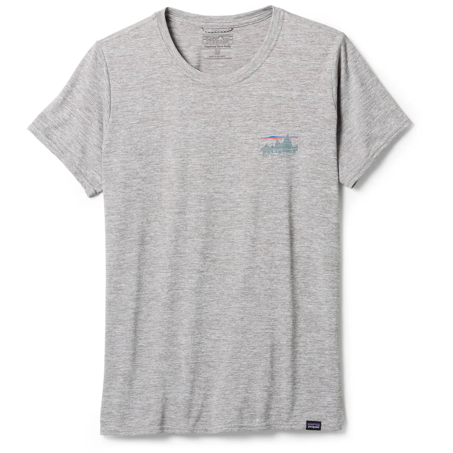

Футболка Capilene Cool Daily Graphic - женская Patagonia, Feather Grey/'73 Skyline