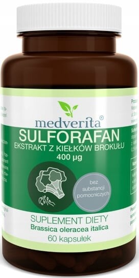 

Medverita, Сульфорафан, экстракт брокколи, 60 капсул.