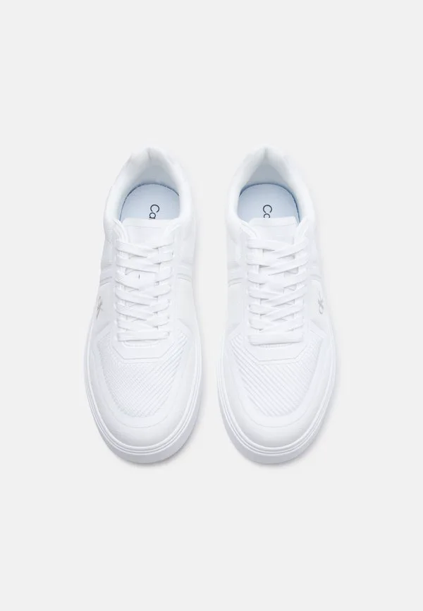 Классические кроссовки на шнуровке с чашечками Calvin Klein, Triple Bright White — фото 4