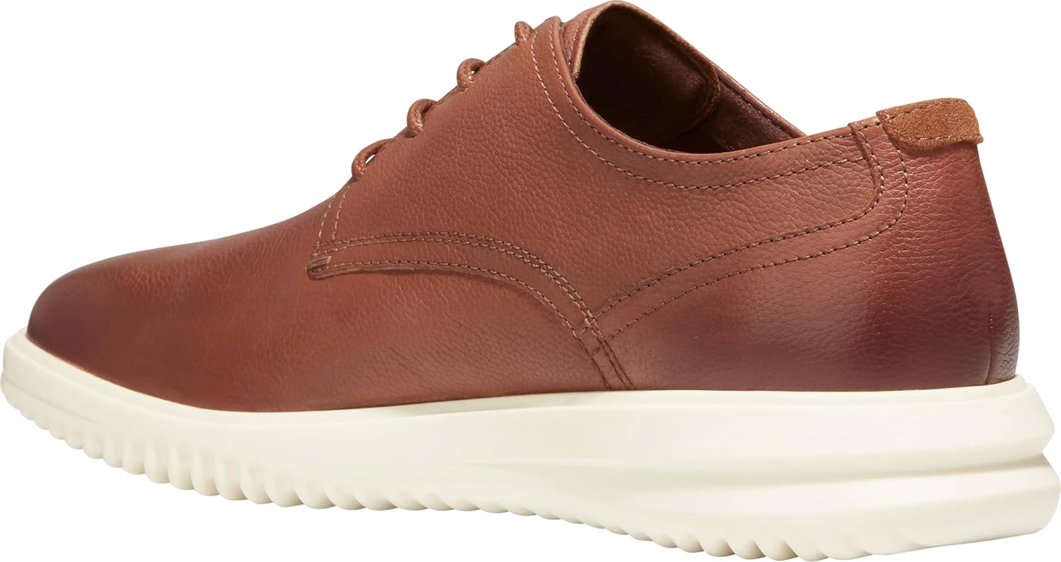 Мужские оксфорды Cole Haan Grand с простым носком, бежевый/слоновая кость — фото 3