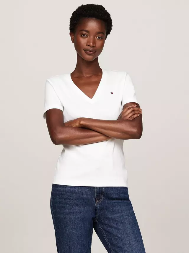 

Футболка Tommy Hilfiger Cody Slim Fit, экрю