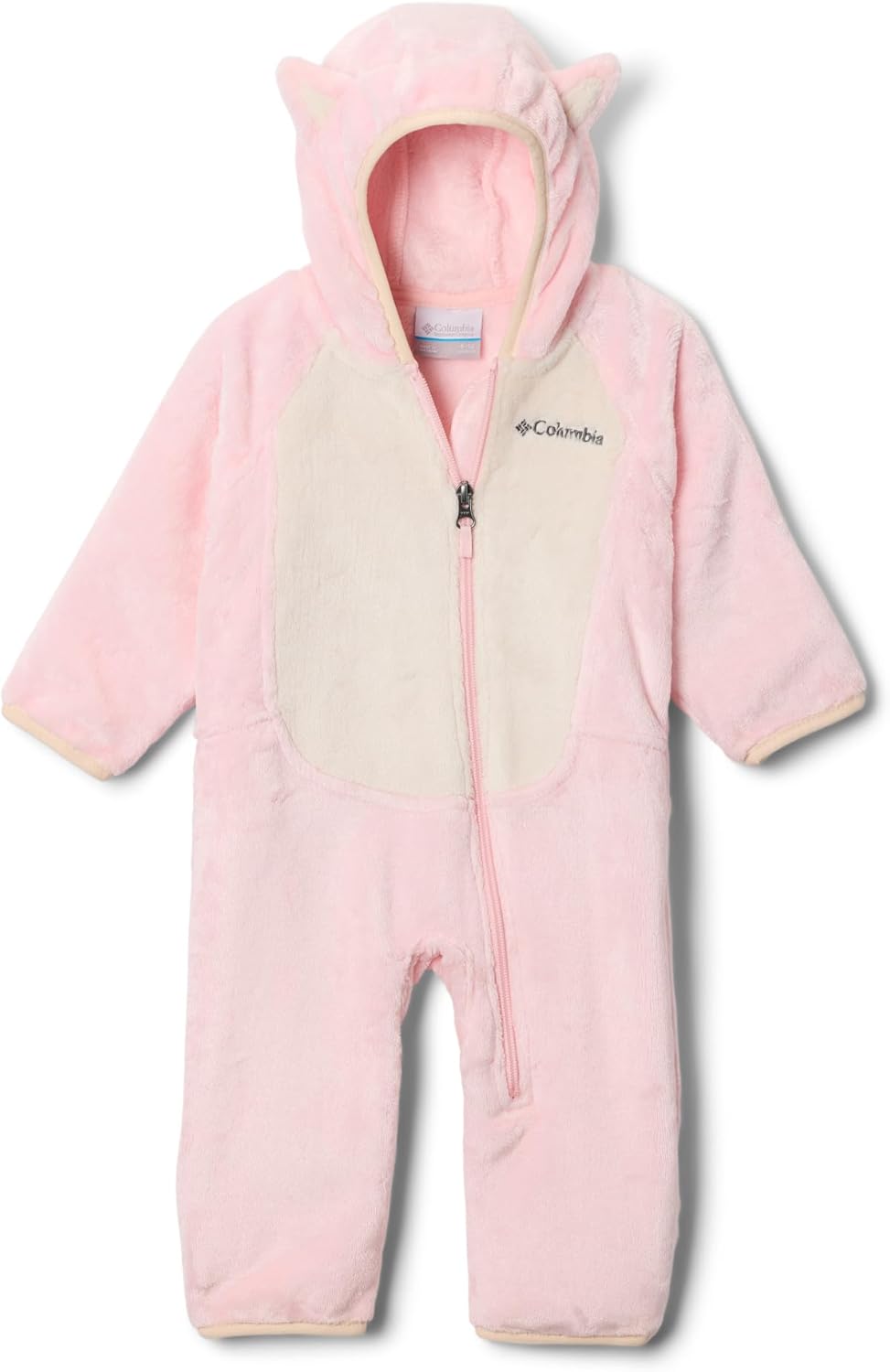 

Columbia Unisex Baby Foxy Baby Sherpa Bunting, Satin Pink/Chalk