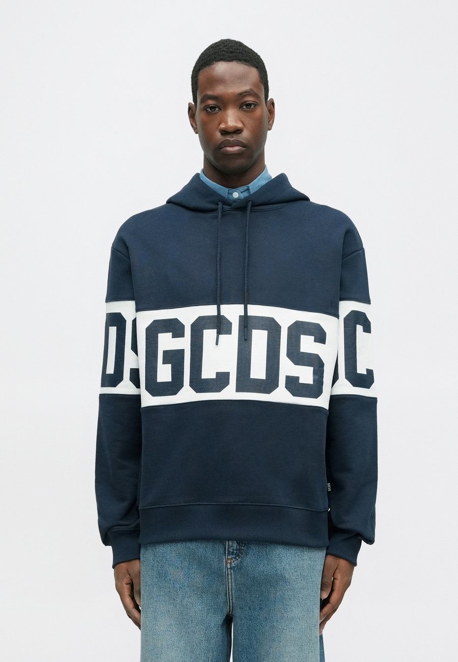 

Толстовка GCDS BAND LOGO HOODIE, Blue/White/Blue