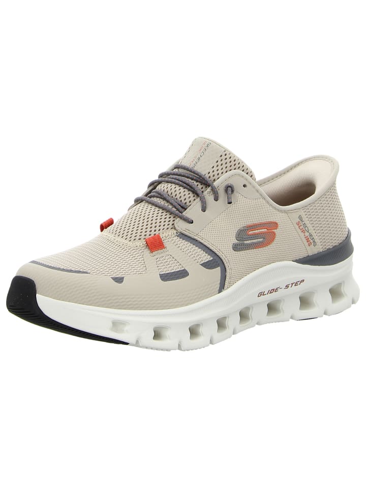 

Кроссовки на шнуровке Skechers, бежевый