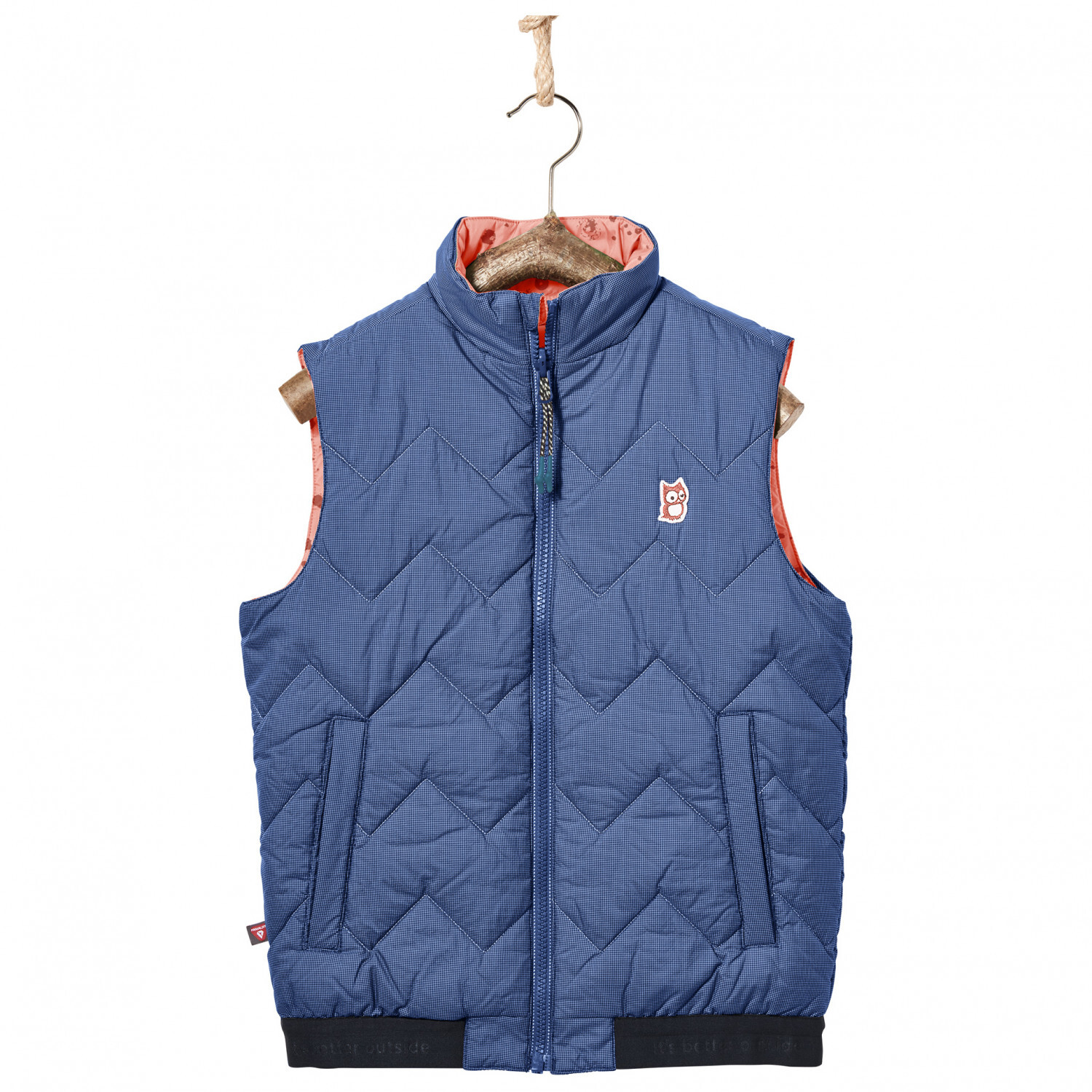 Жилет из синтетического волокна Namuk Kid's Icon Wendbare Primaloft Weste, цвет Galaxy/True Navy/Bluebalu — фото 3
