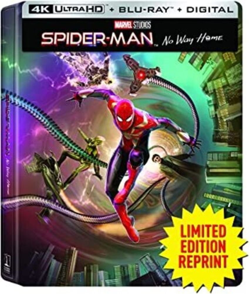 

Диск 4K UHD Spider-Man: No Way Home [Steelbook]