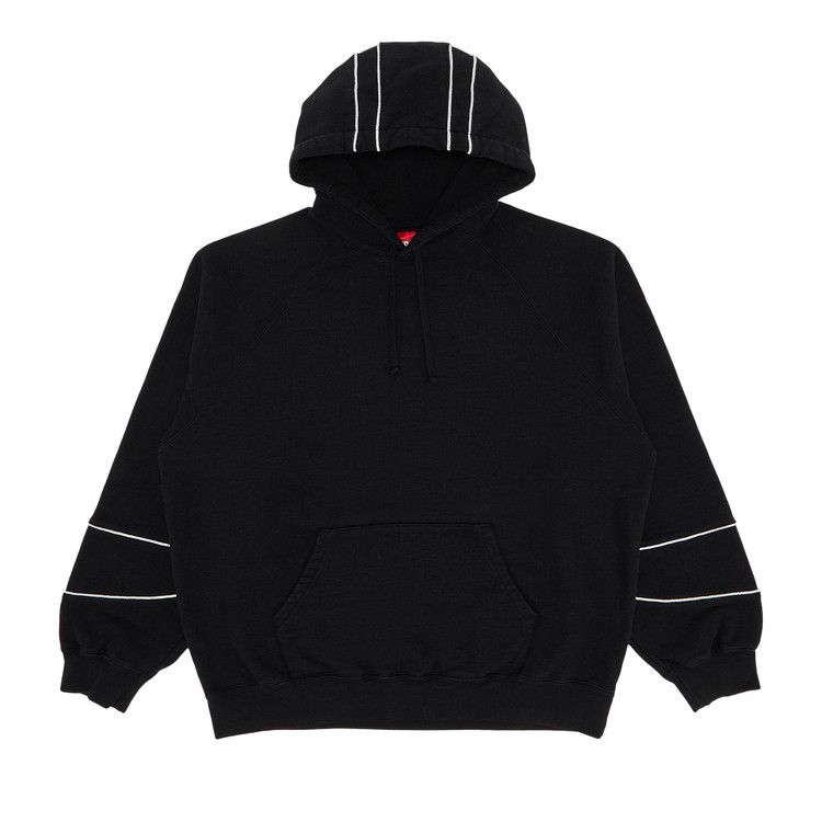 

Толстовка Supreme Paneled Hooded Sweatshirt, Black