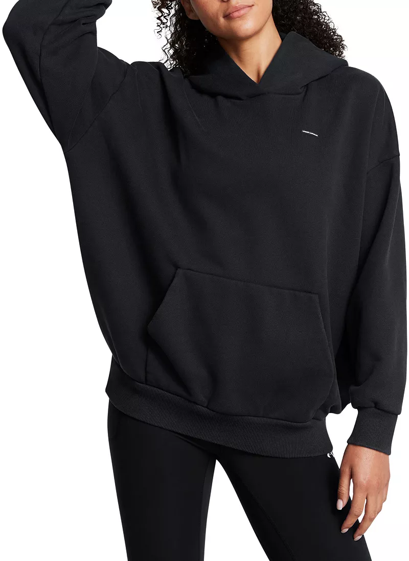 

Женская объемная толстовка из тяжелого флиса Under Armour Icon, черный/белый