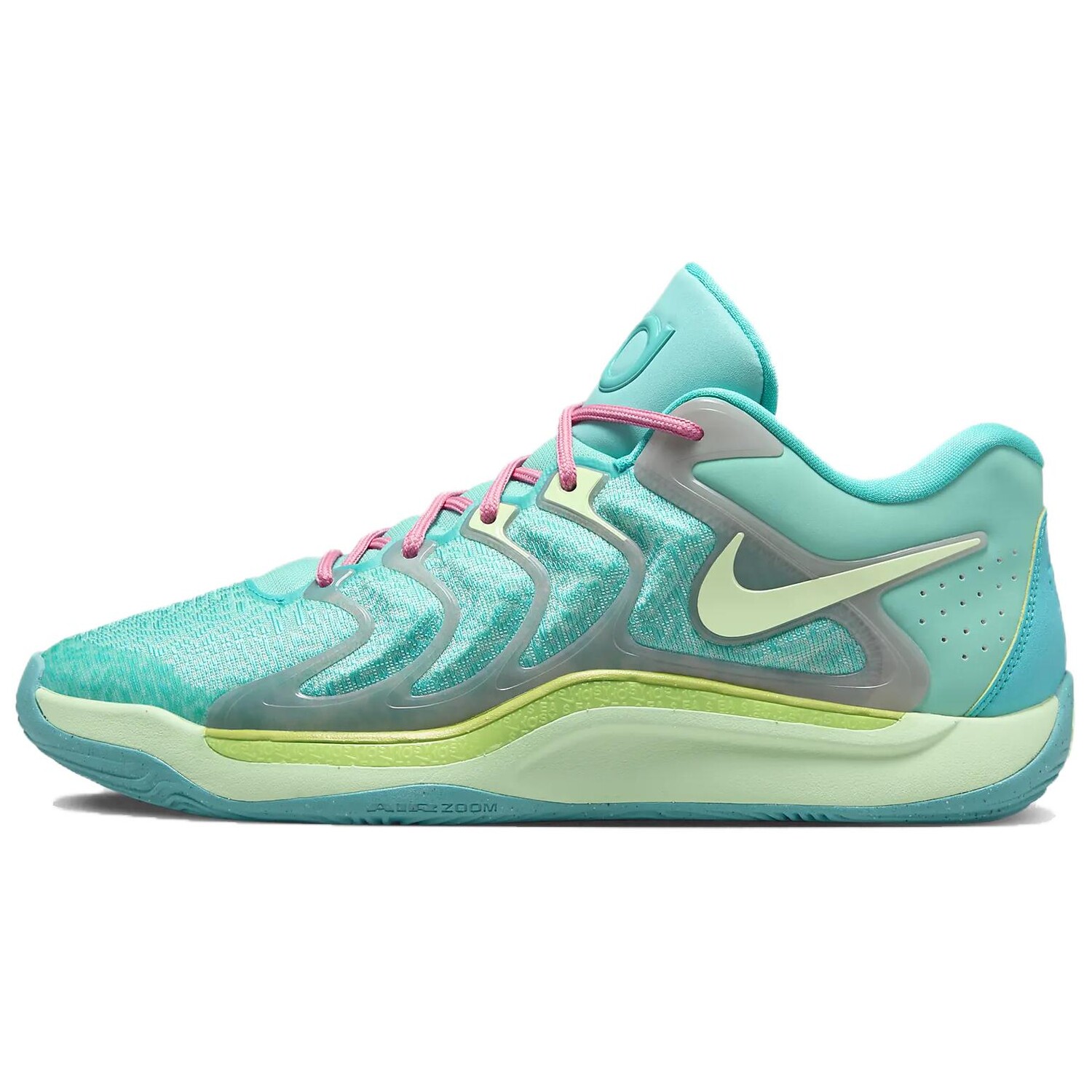 

Баскетбольные кроссовки KD 17 Basketball Shoes Men Low-Top Turquoise Nike, бирюзовый