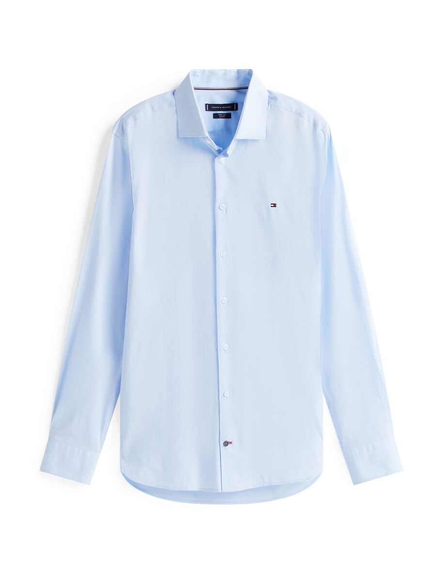 

Рубашка Slim Fit на пуговицах TOMMY HILFIGER, светло-голубой