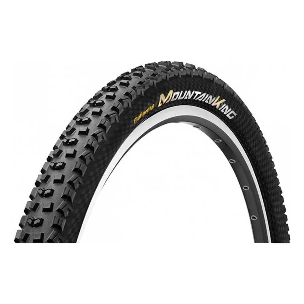 

Шина для горного велосипеда Continental Mountain King 180 TPI ShieldWall PureGrip Compound Tubeless 27.5´´ x 2.80, черный