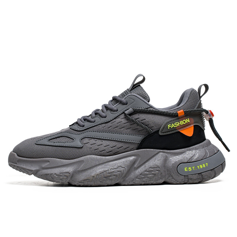 

Boogie Bear Амортизирующие противоскользящие и износостойкие балансировочные легкие увеличивающие рост низкие кеды мужские серые, цвет Gray