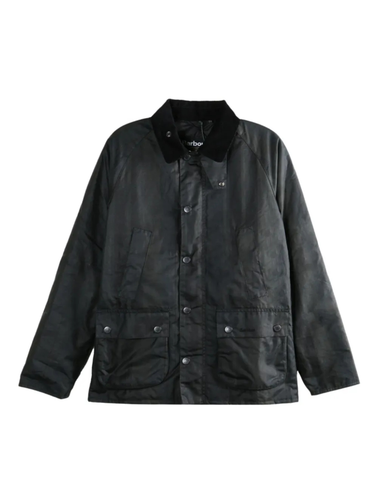 

Черный воротник пиджака Barbour, бежевый