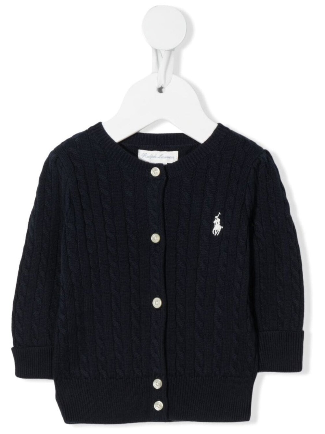 

Ralph Lauren Kids джемпер Polo Pony фактурной вязки, синий