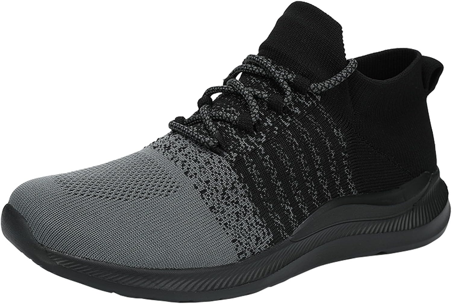 

Мужские кроссовки с круглым носком, повседневные прогулочные туфли Gowalk для бизнеса, легкие дышащие кроссовки с сеткой для походов на шнуровке Generic, черный