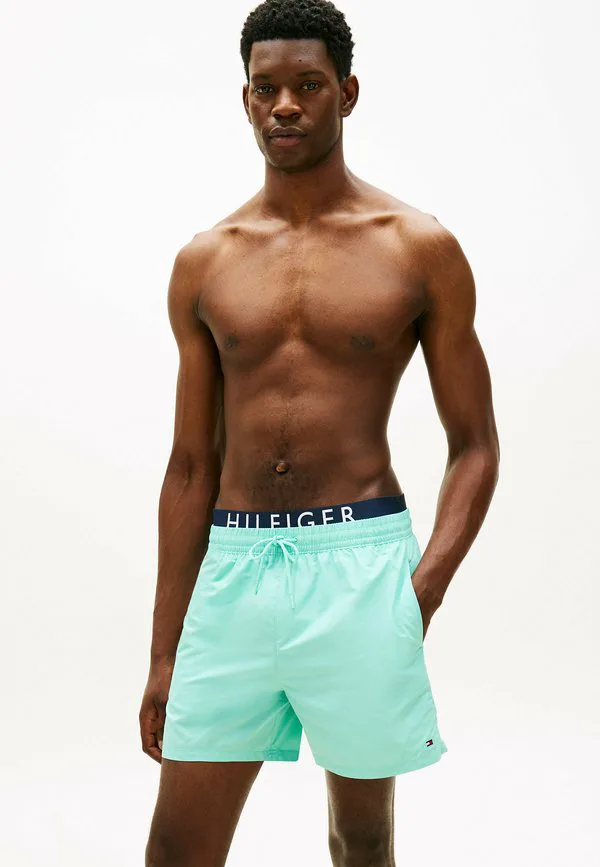 Плавки dwbs с логотипом, размер средний, на шнуровке. Tommy Hilfiger, Arctic Aqua