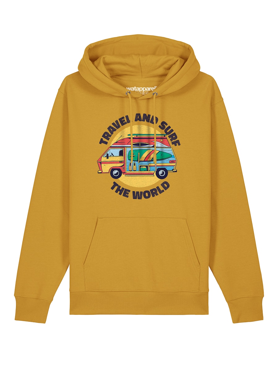 

Толстовка Watapparel Travel and surf, желтый