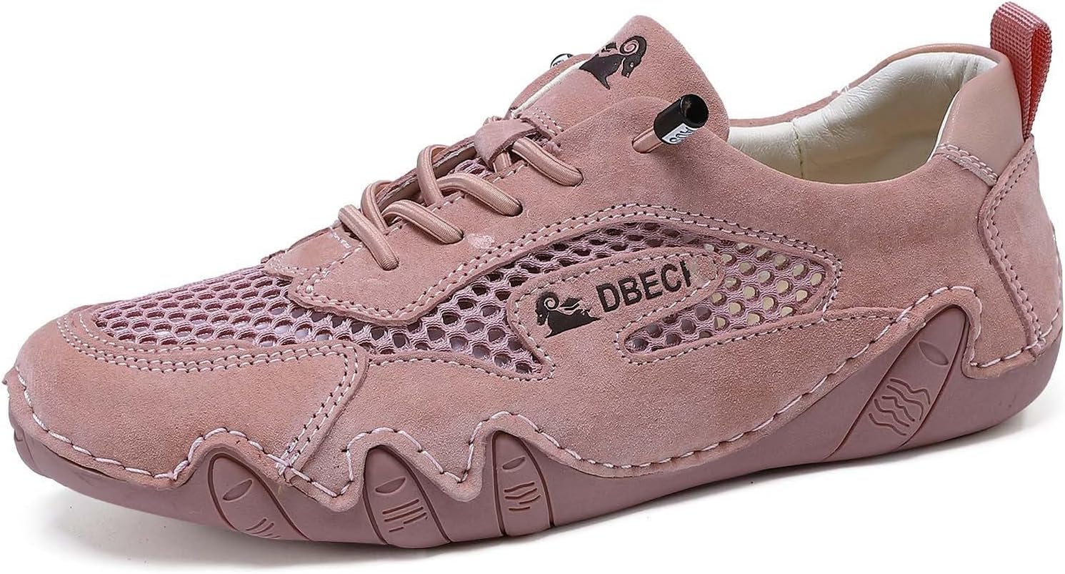 

Мужские дышащие слипоны повседневные легкие комфортные лоферы для прогулок на улице, для путешествий и ежедневной носки Generic, розовый