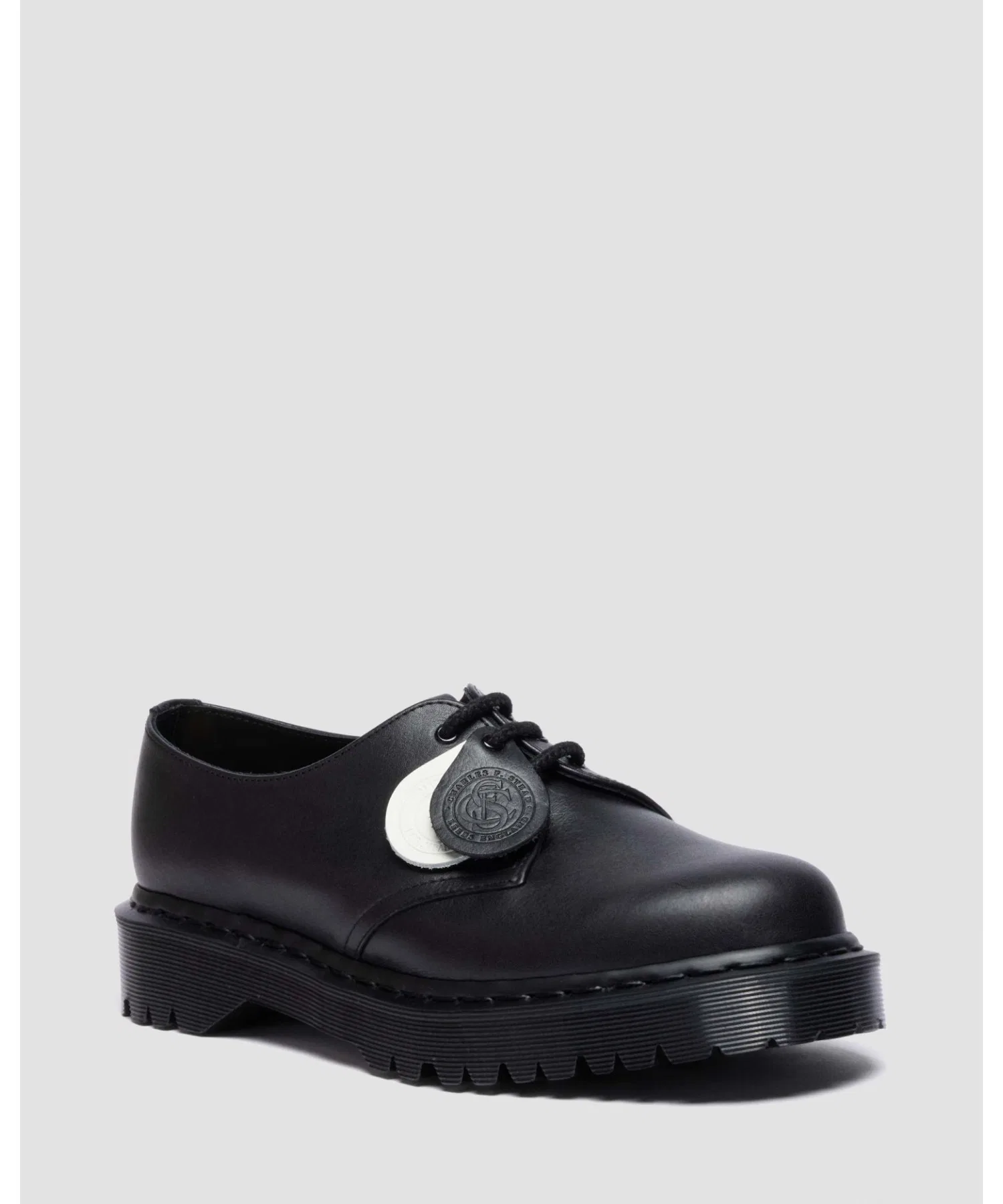 Унисекс ботинки Dr. Martens 1461 JAPAN 3 на шнурках из кожи чёрные