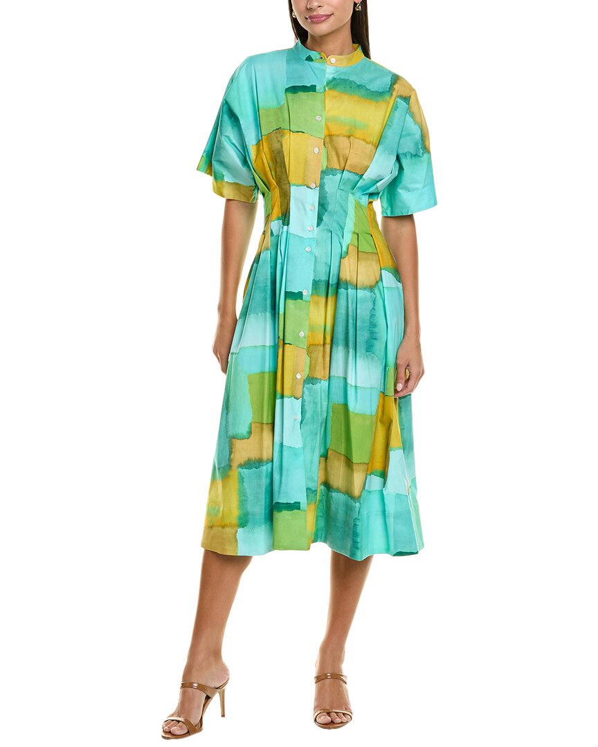 

Natori Платье со складками, синий