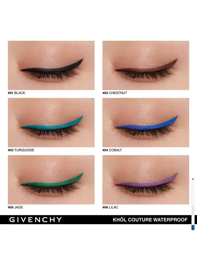 Водостойкая выдвижная подводка для глаз Khôl Couture Givenchy, 04 Cobalt — фото 4