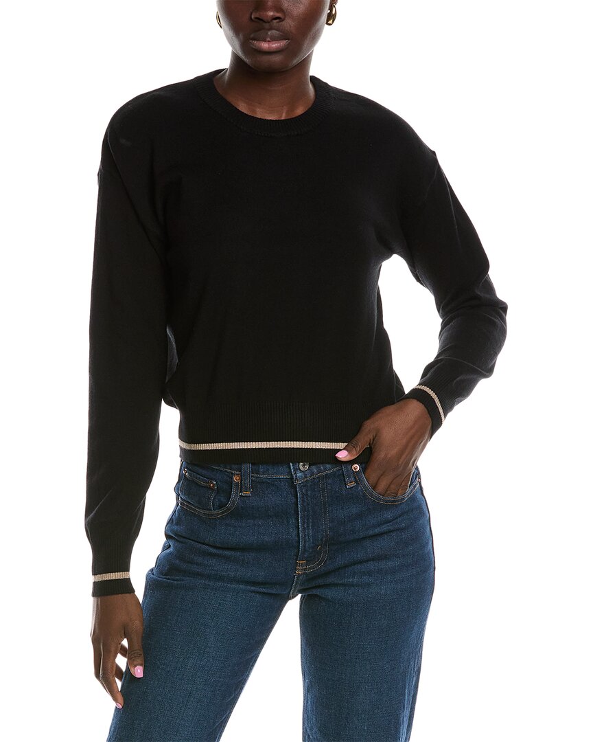 

Великолепный свитер Syd Lurex Stripe Crew Splendid, черный