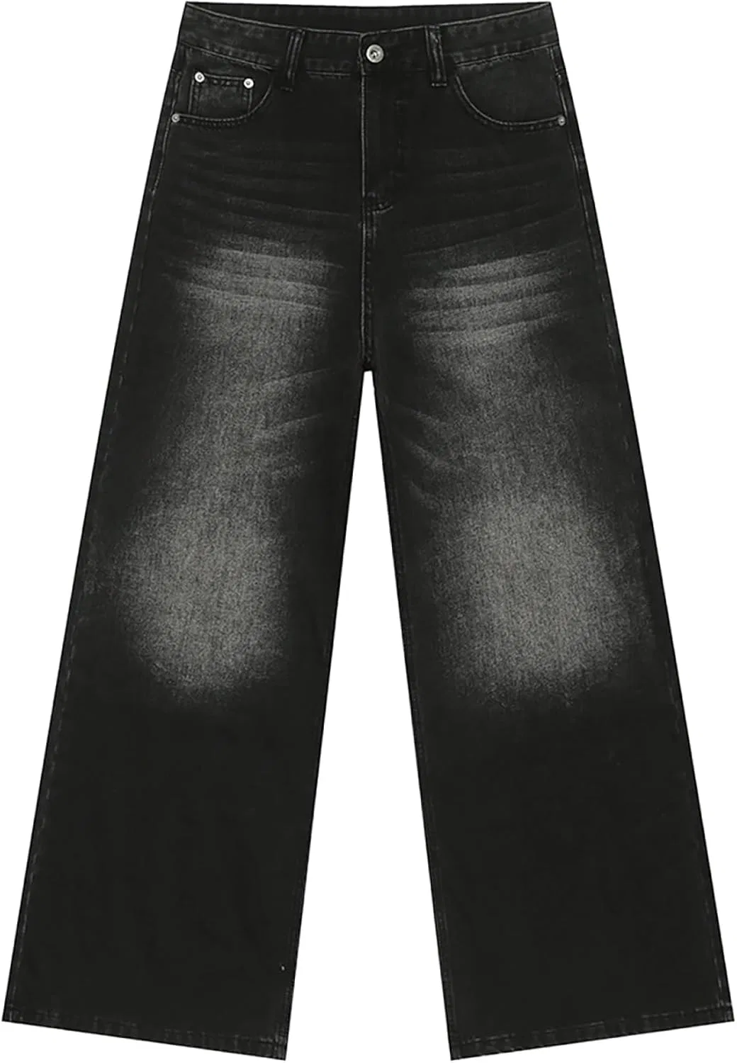 Джинсы, свободные, Dark Gray — фото 4