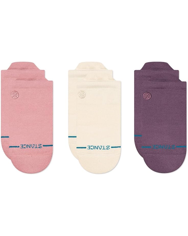 

Носки Unisex Stance Icon Low Tab 3 Pack, розовый