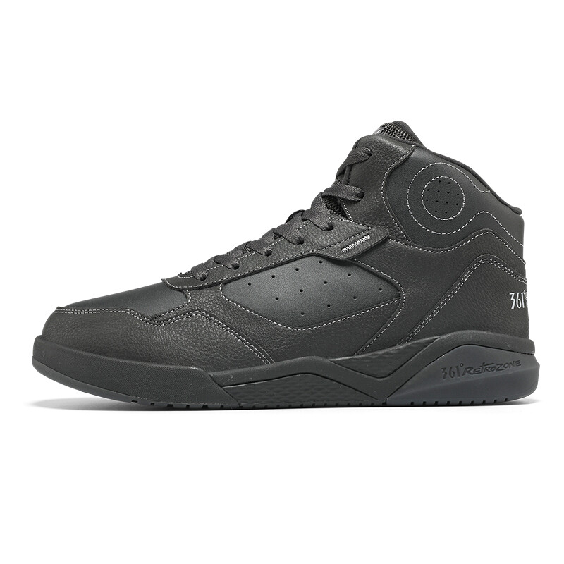 

Кроссовки 361° Winter Syndrome Skateboarding Shoes Men High-top Dark Gray, черный/серый