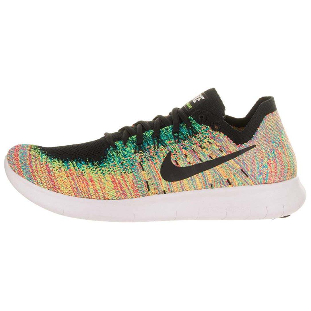 

Кроссовки Free RN Flyknit 2017 Multi-Color Nike, цвет Yellow Green