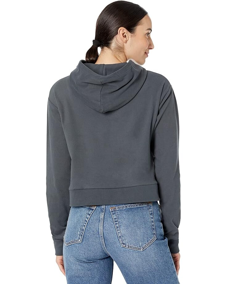 

Худи tentree Luxe Cropped Hoodie, графитовый