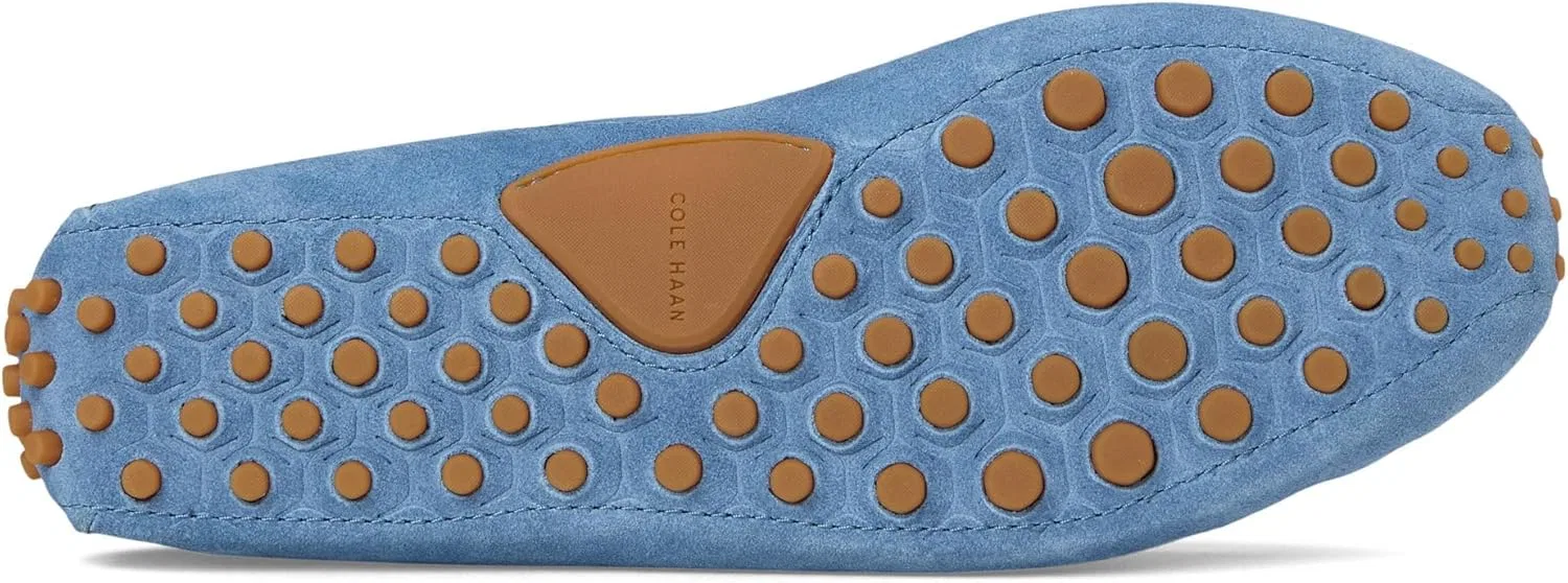 Лоферы из замши Cole Haan, синие — фото 3
