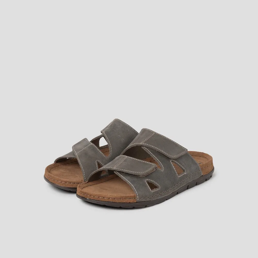 Мужские сандалии Comfort Outsole с двумя ремешками цвета хаки от Scholl