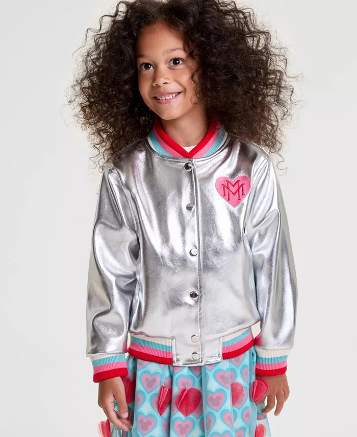 

Детская куртка из искусственной кожи Minnie Mouse & Daisy Duck для девочек 2T-6X Disney | Macy'S