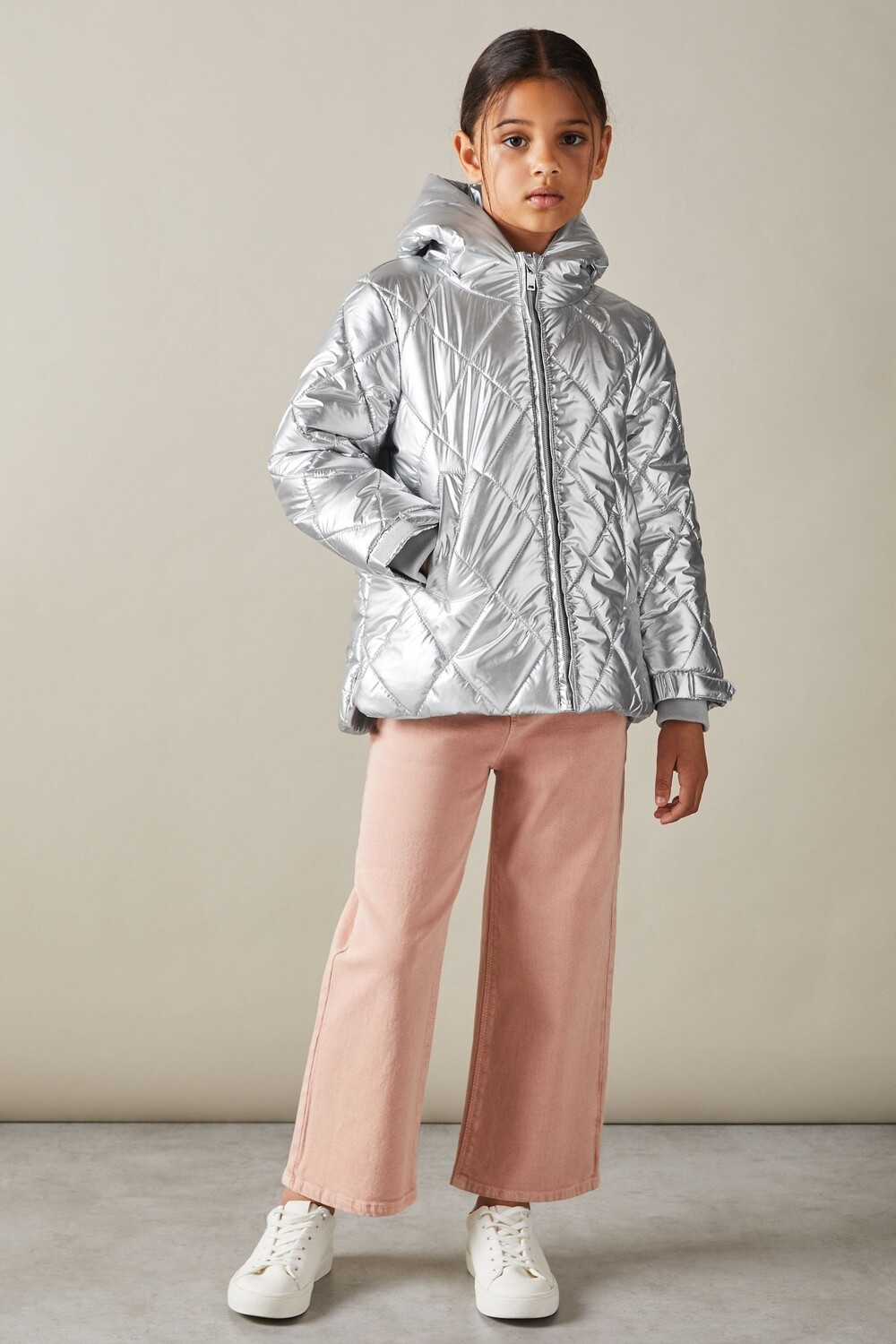 

Стеганое пальто Ян Reiss, серебряный