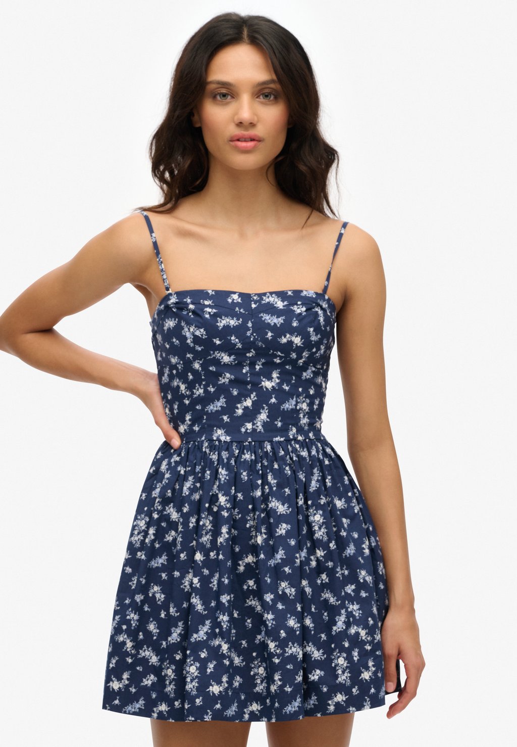 

Повседневное платье CORSET CAMI MINI Superdry, синий