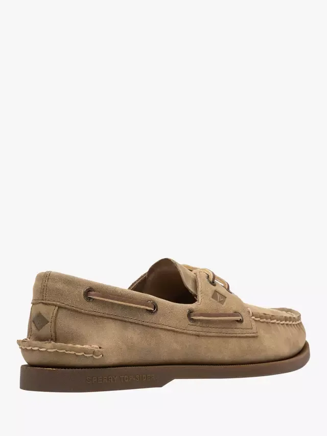 Оригинальные кожаные мокасины с двумя люверсами Sperry, Tan — фото 3