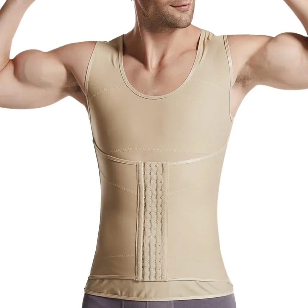 Shapewear мужской, компрессионная майка, Natural
