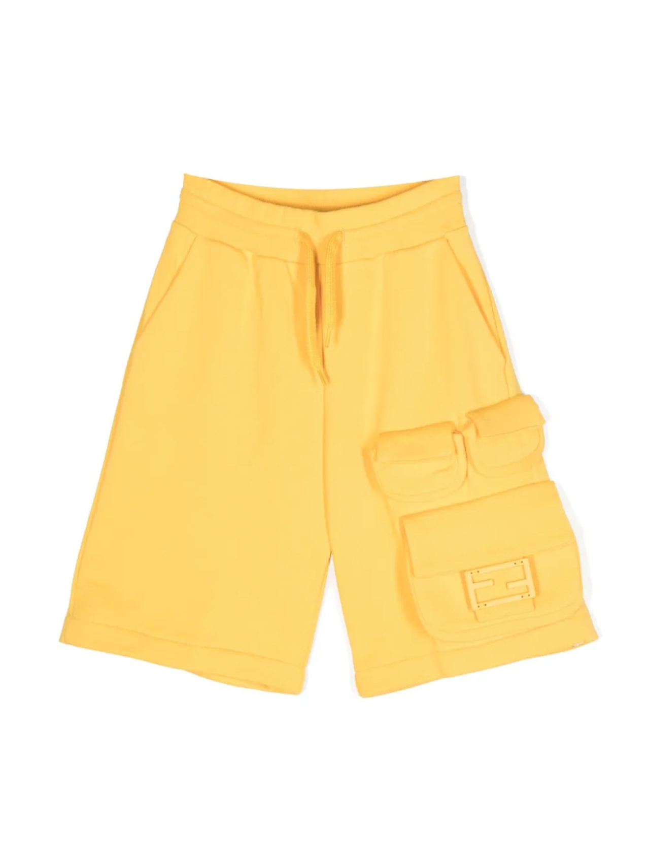 

Шорты с кулиской Fendi Kids, желтый