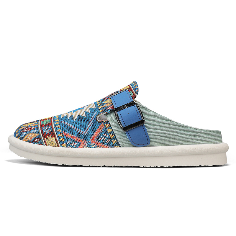 

Wooden Rabbit ПВХ поливинилхлоридные износостойкие закрытые тапочки мужские зеленые, цвет Green