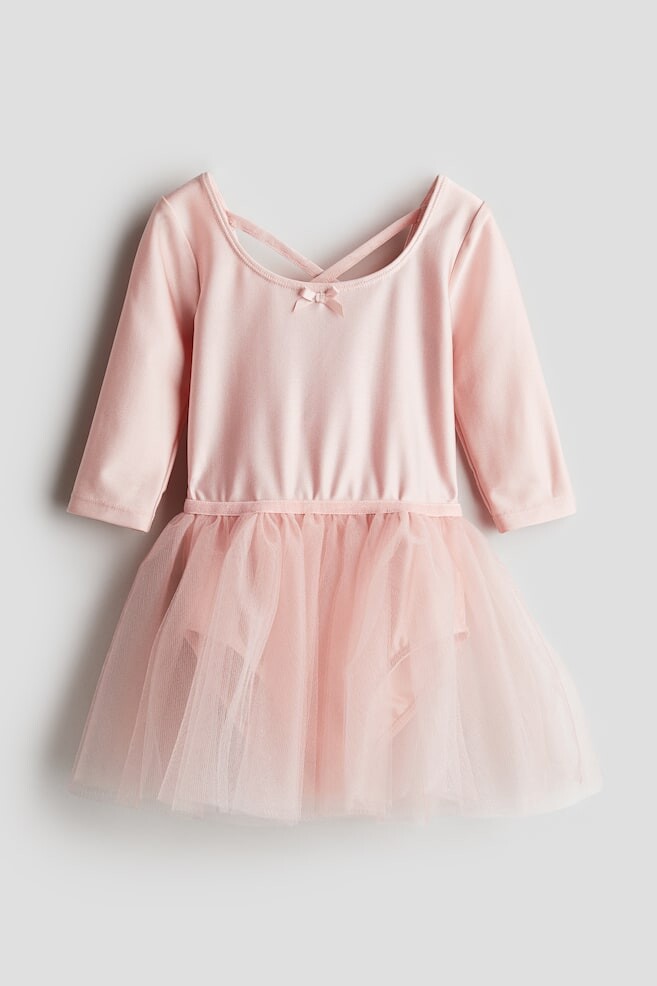 

Балетный костюм с тюлевой юбкой H&M, розовый